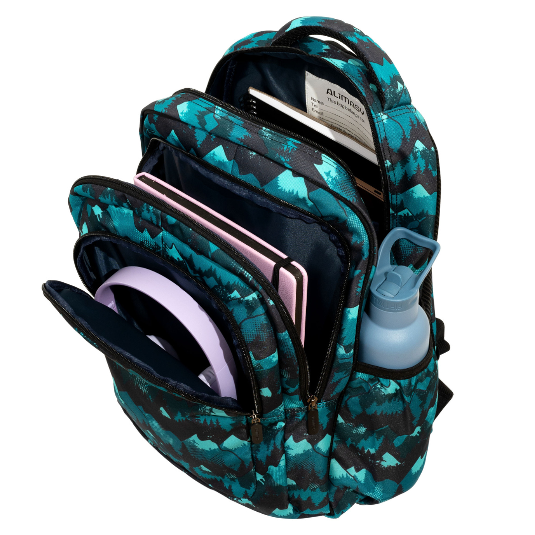 Camo Mountain Large School Backpack