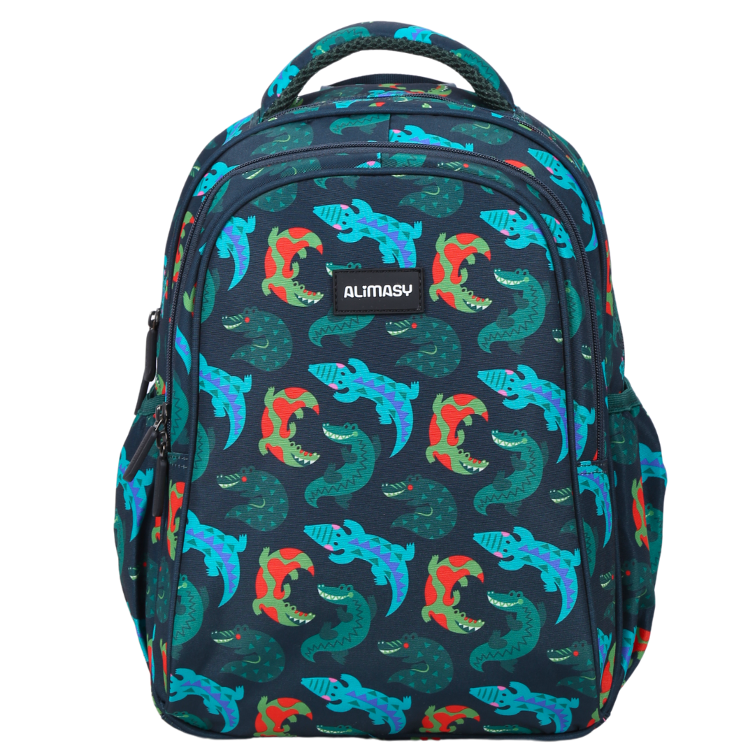 Crocodile Vibe Small Kids Backpack