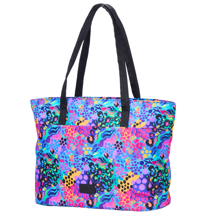 Electric Leopard Tote Bag