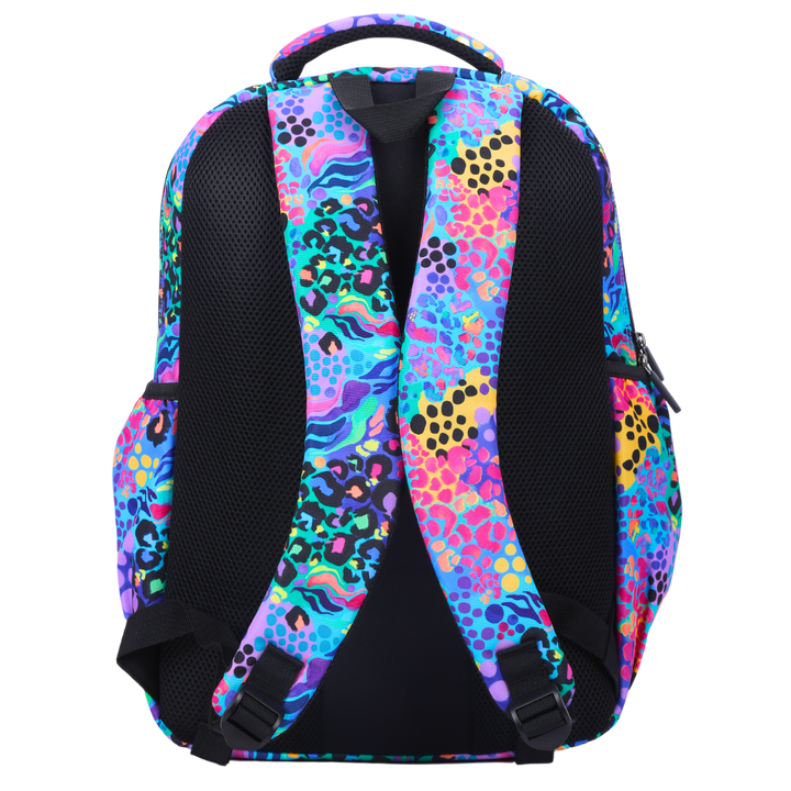 Electric Leopard Large School Backpack