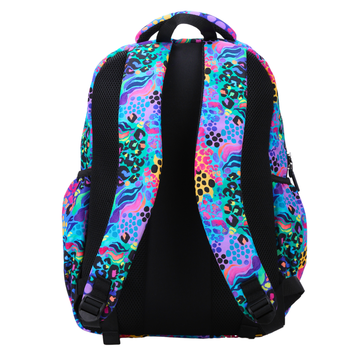 Electric Leopard Large School Backpack