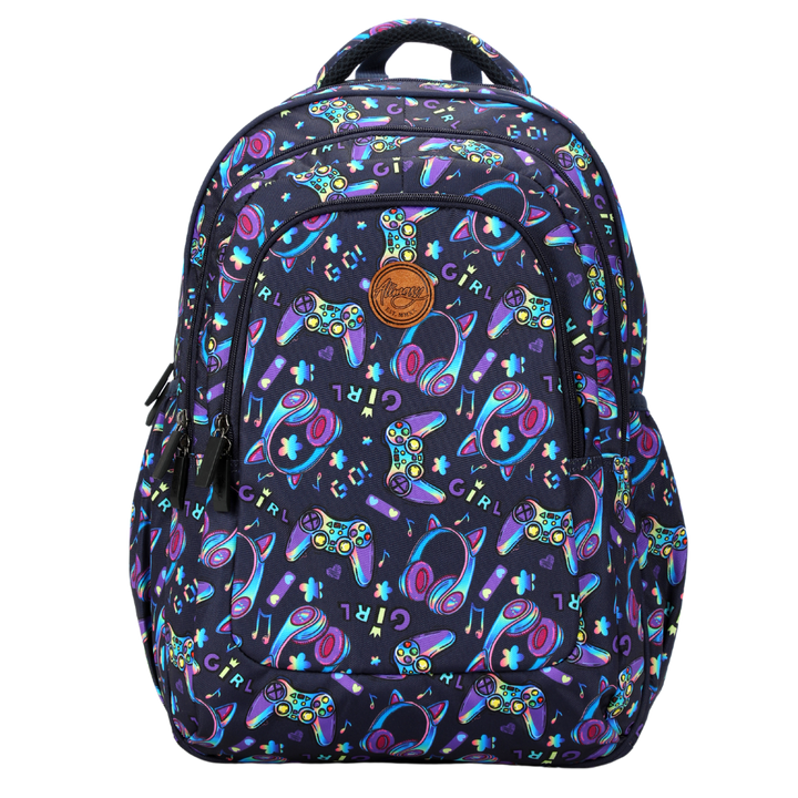 Girl Gaming Large School Backpack - Alimasy