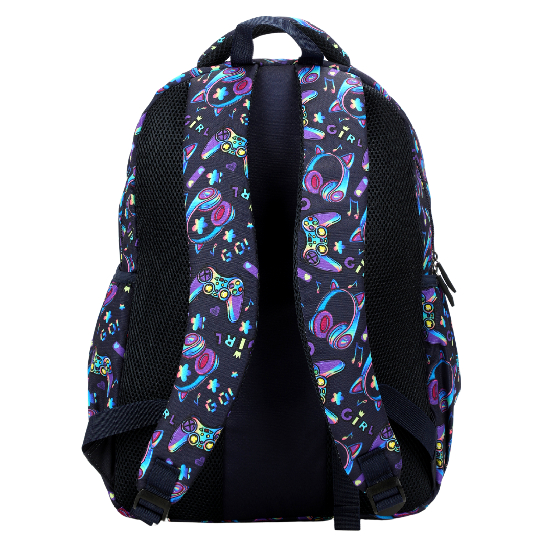 Girl Gaming Large School Backpack - Alimasy