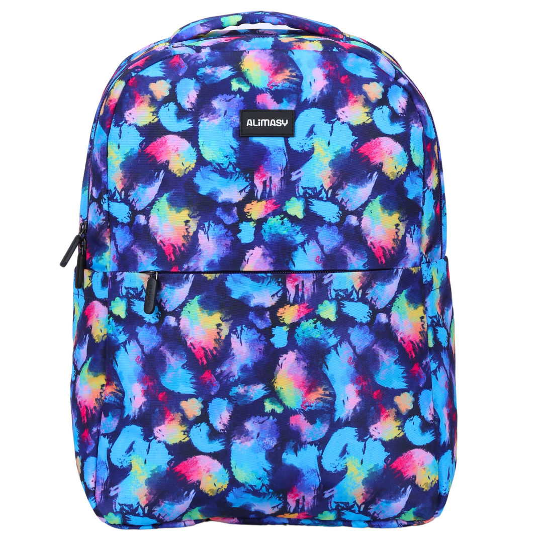 Rainbow Splatter Laptop Backpack