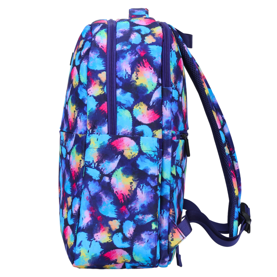 Rainbow Splatter Laptop Backpack