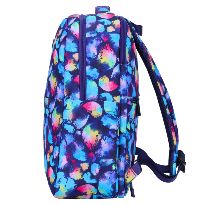 Rainbow Splatter Laptop Backpack