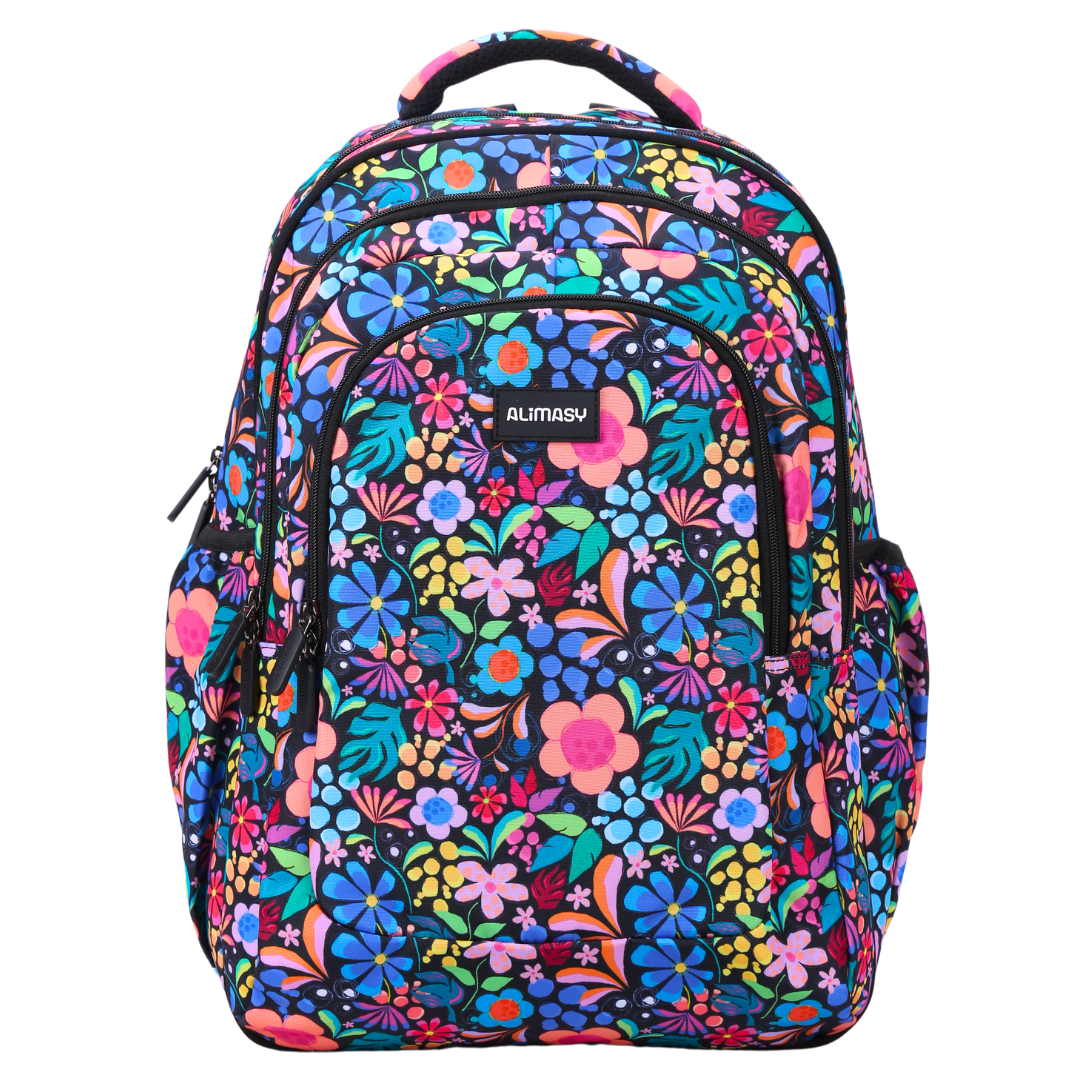 High School Backpacks Plain Black Patterned High School Bags Alimasy