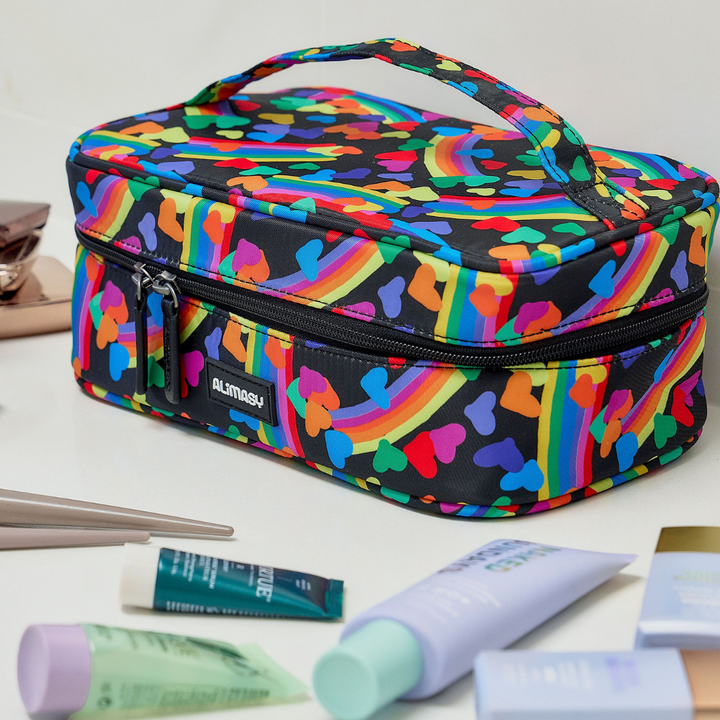 Toiletry & Makeup Storage Bag Rainbow Bright