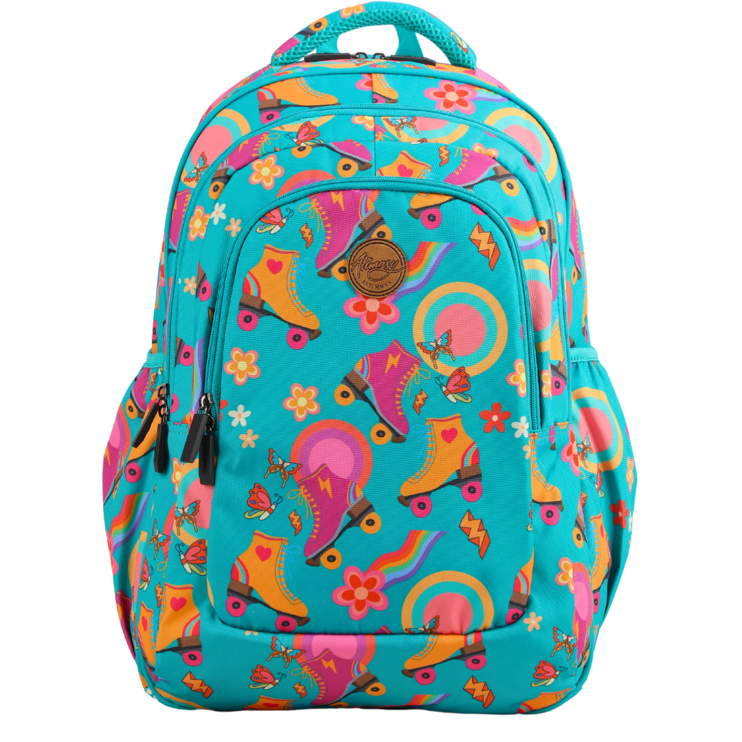 Roller Skates Large Kids Backpack - Spacious High Quality School bag ...